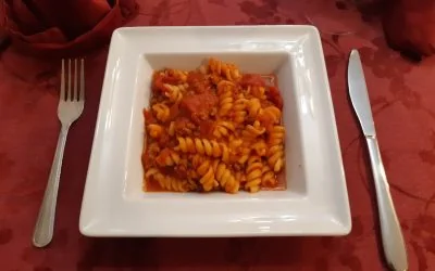 Recette de fusilli à la viande de Dave